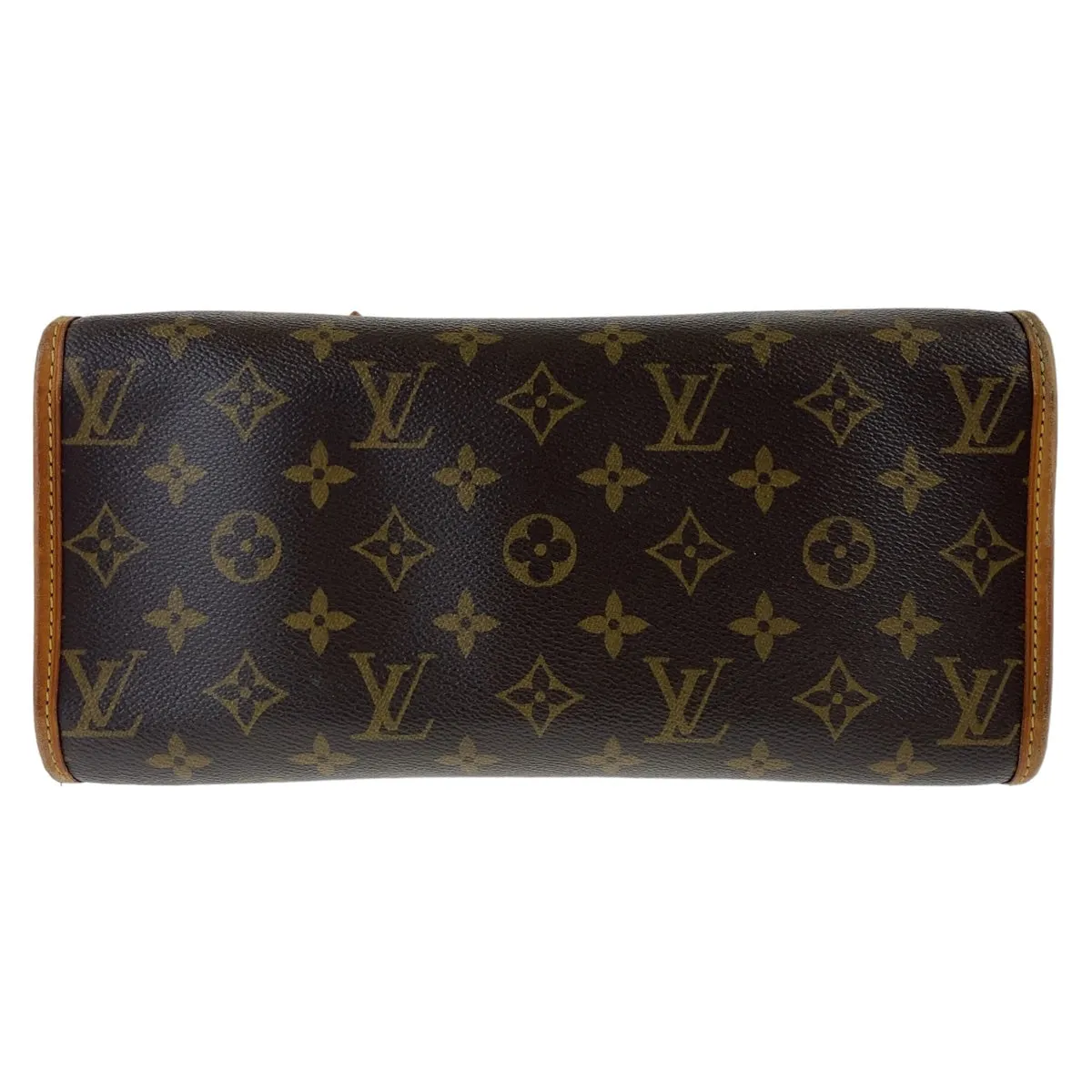 LOUIS VUITTON Tote Bag M40007 PVC, Leather Brown Gold Metal Tote Bag Handbag Shoulder Bag Monogram Popan cool o Women Used