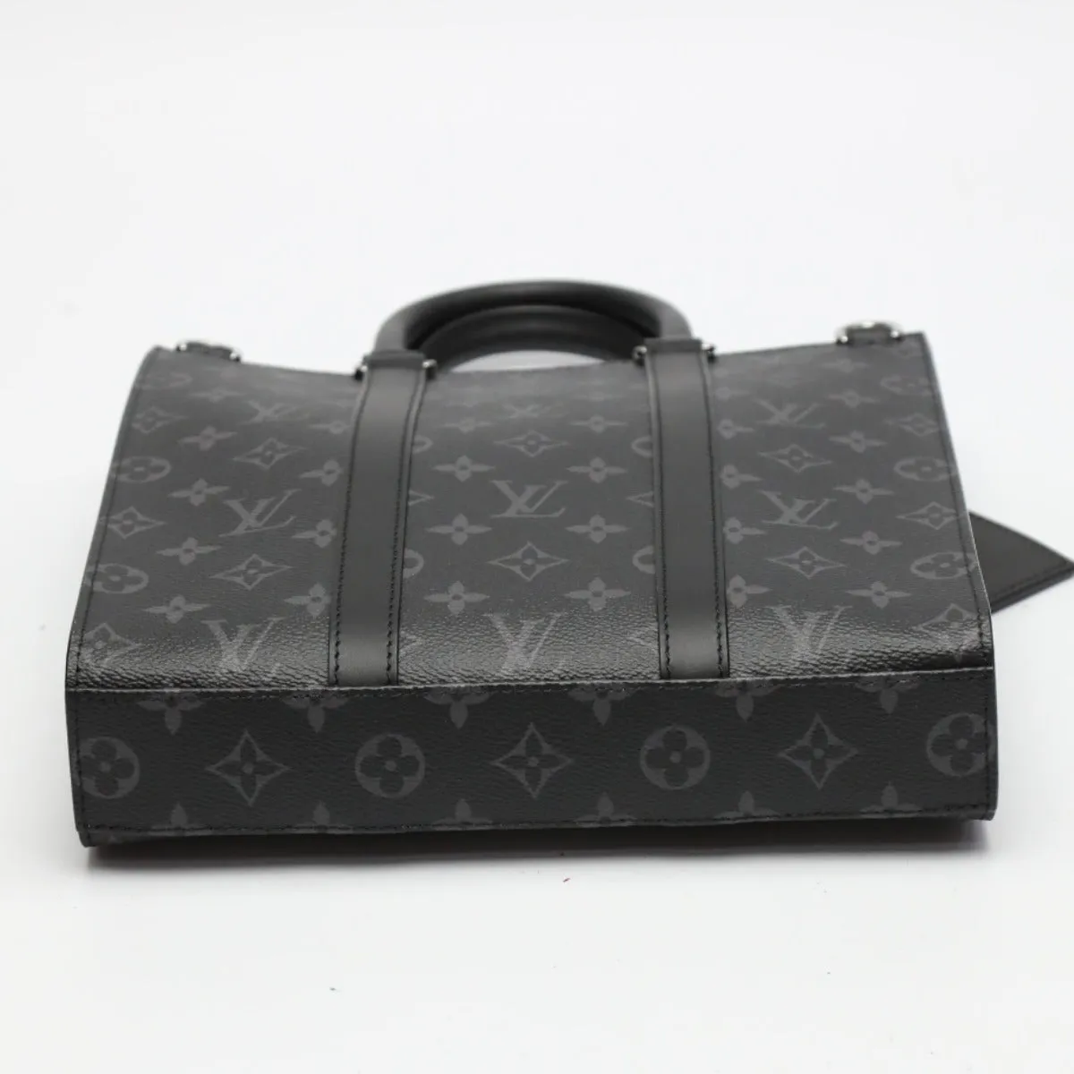 LOUIS VUITTON Tote Bag M46456 Monogram canvas black Shoulder Bag Monogram Eclipse Sac Plat Cloth mens Used
