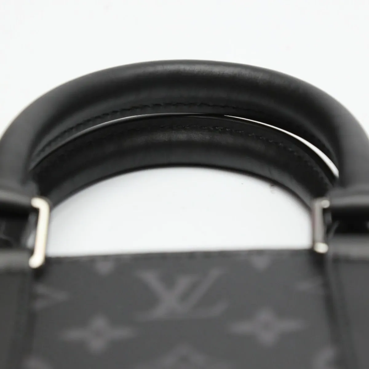LOUIS VUITTON Tote Bag M46456 Monogram canvas black Shoulder Bag Monogram Eclipse Sac Plat Cloth mens Used