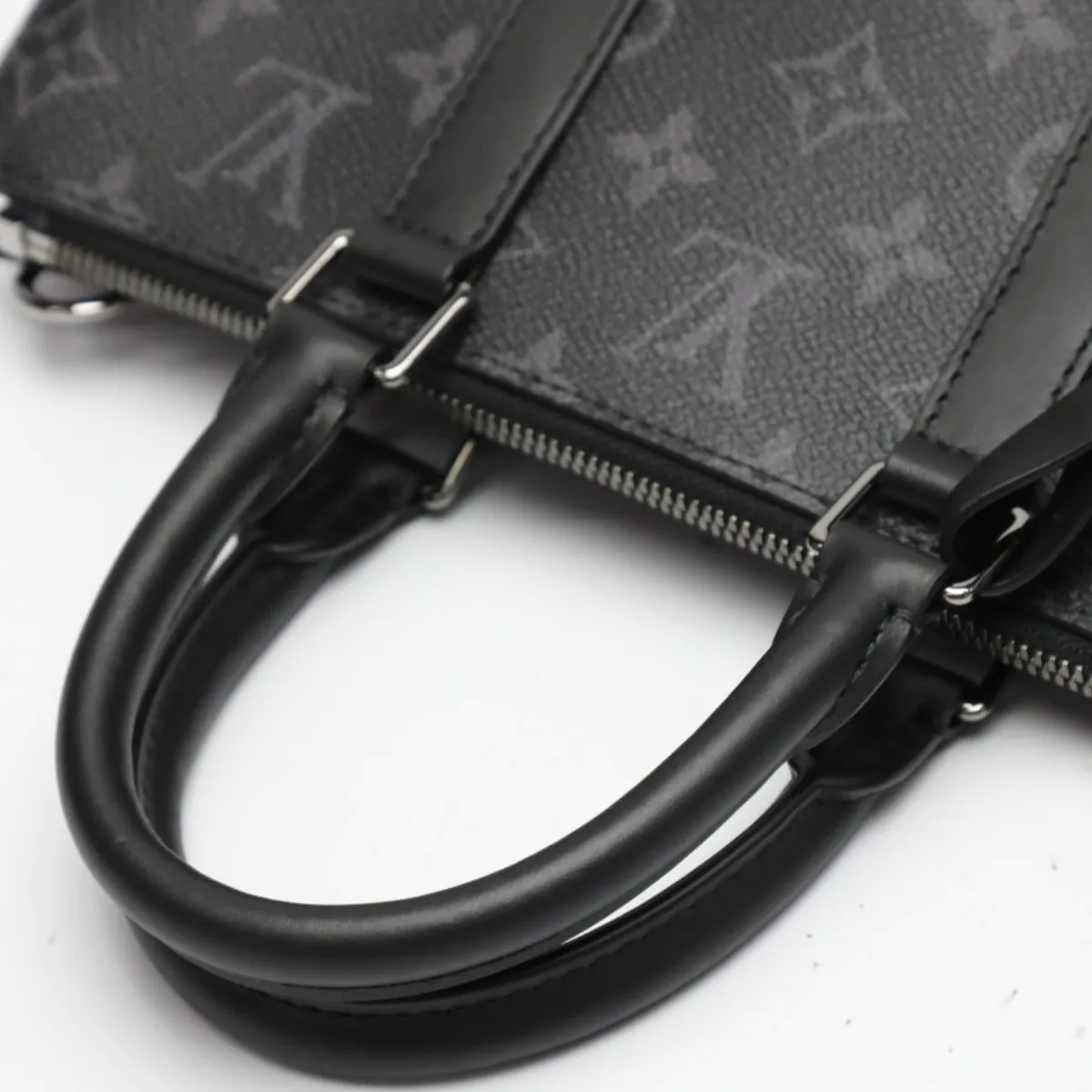 LOUIS VUITTON Tote Bag M46456 Monogram canvas black Shoulder Bag Monogram Eclipse Sac Plat Cloth mens Used