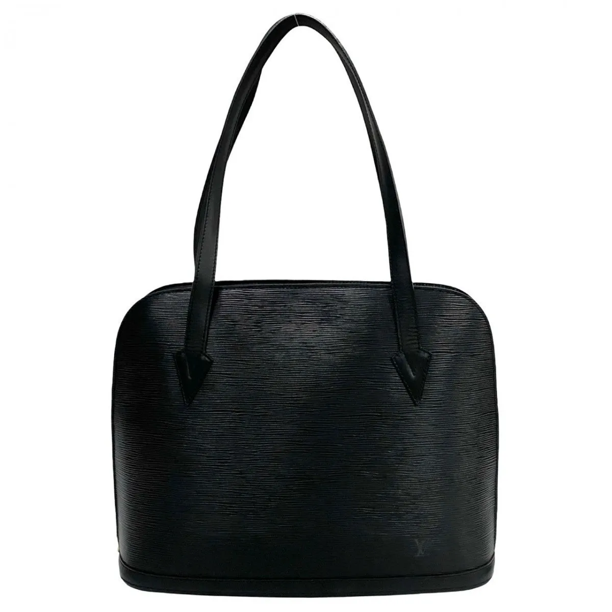 LOUIS VUITTON Tote Bag M52282 leather black Shoulder Bag Epi Lussac