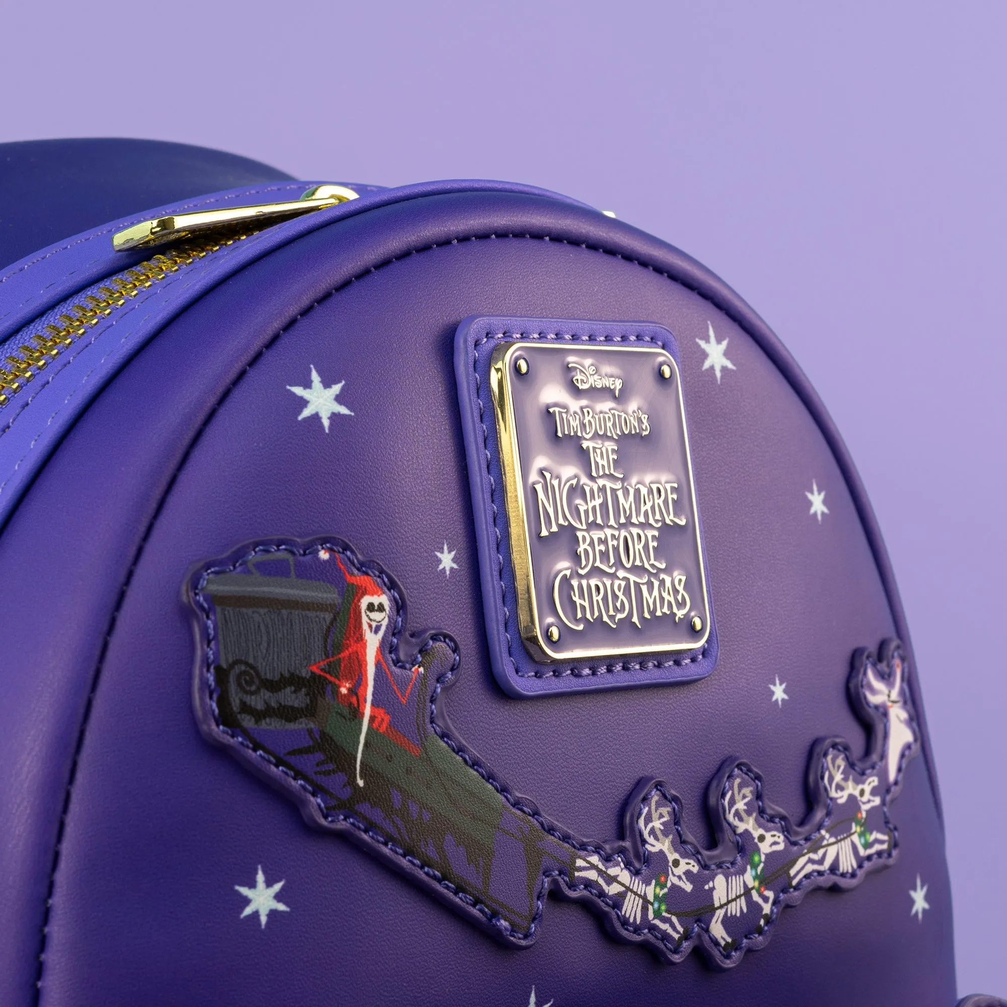 Loungefly The Nightmare Before Christmas - Santa Jack in Christmastown Mini Backpack