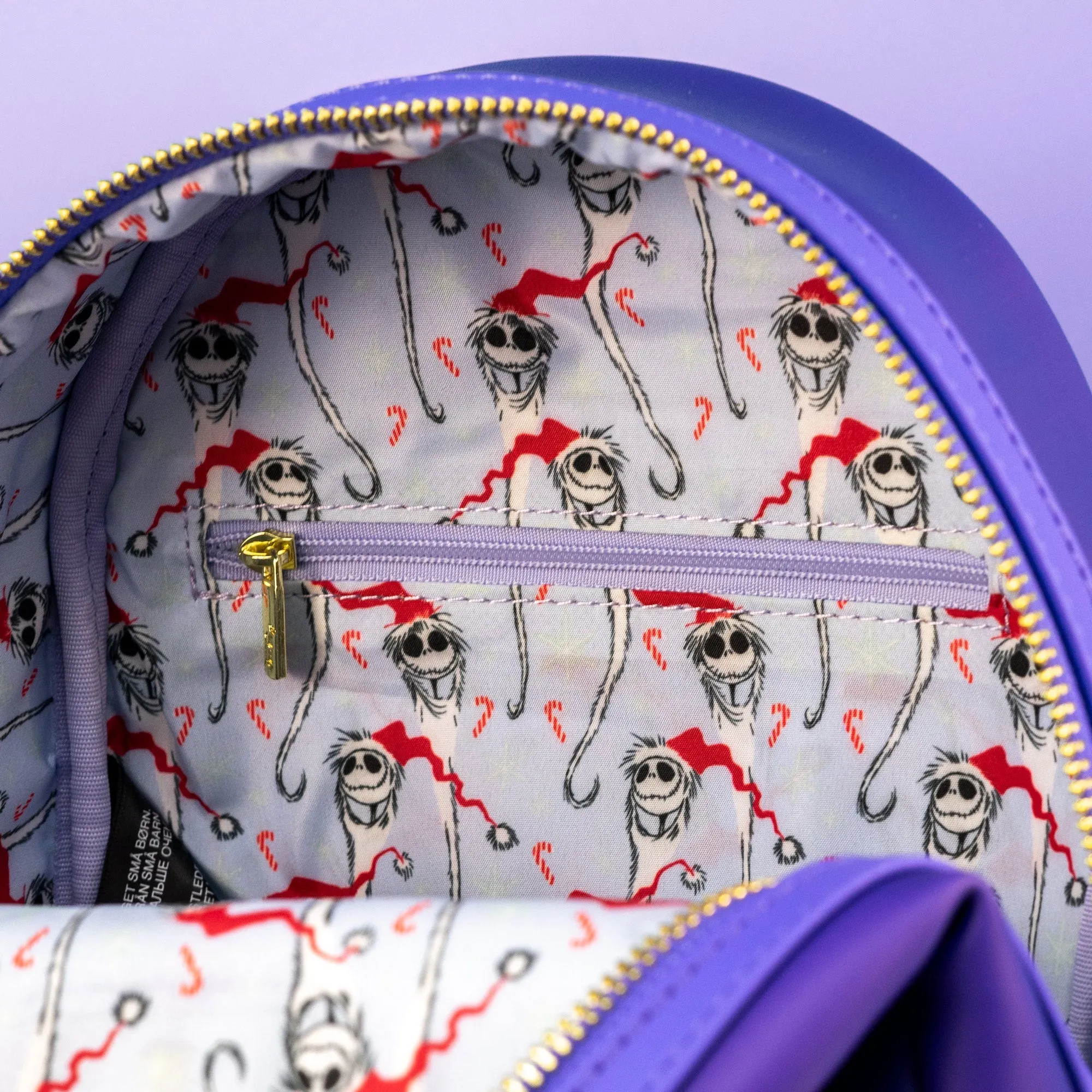 Loungefly The Nightmare Before Christmas - Santa Jack in Christmastown Mini Backpack