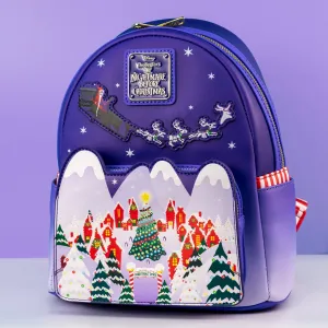 Loungefly The Nightmare Before Christmas - Santa Jack in Christmastown Mini Backpack