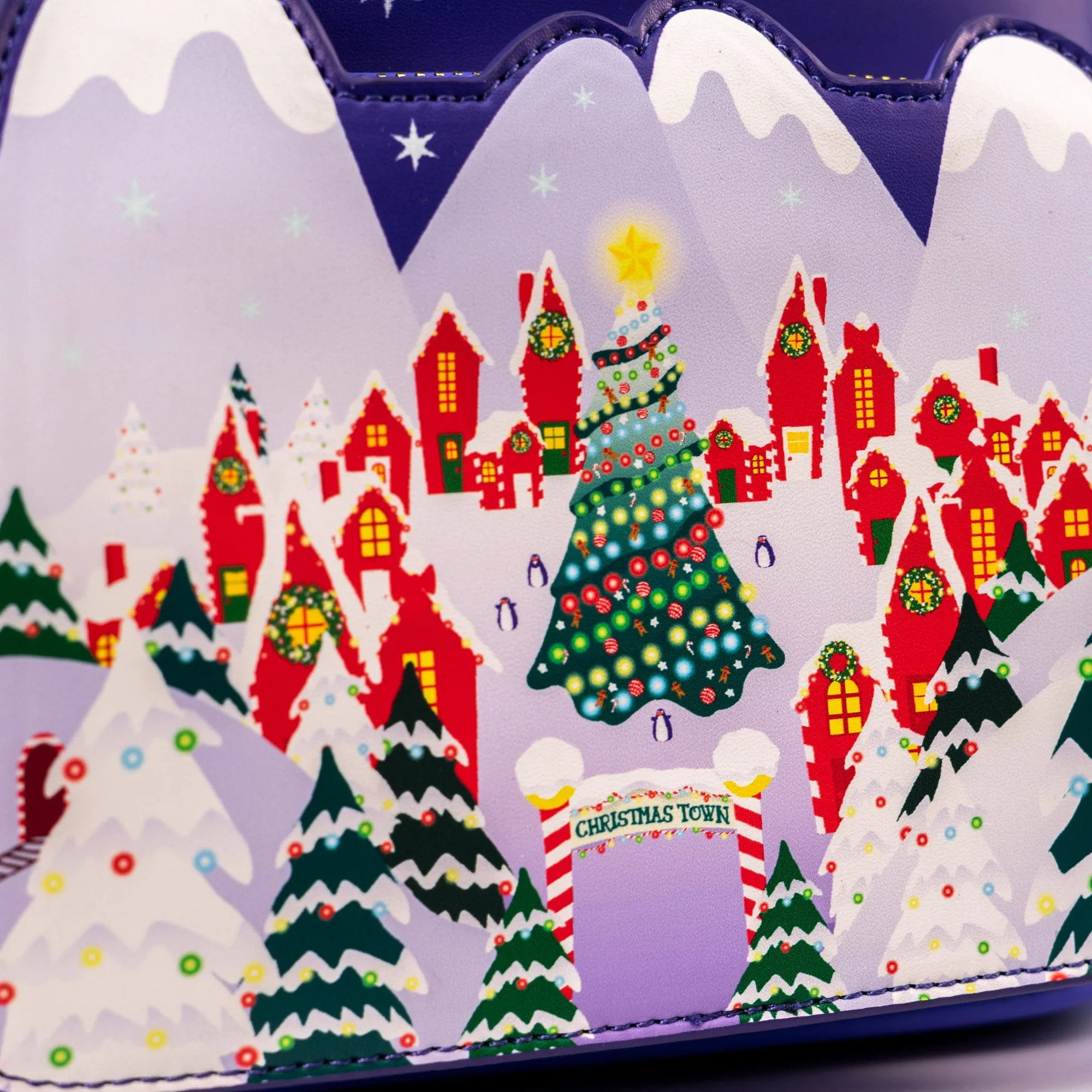 Loungefly The Nightmare Before Christmas - Santa Jack in Christmastown Mini Backpack