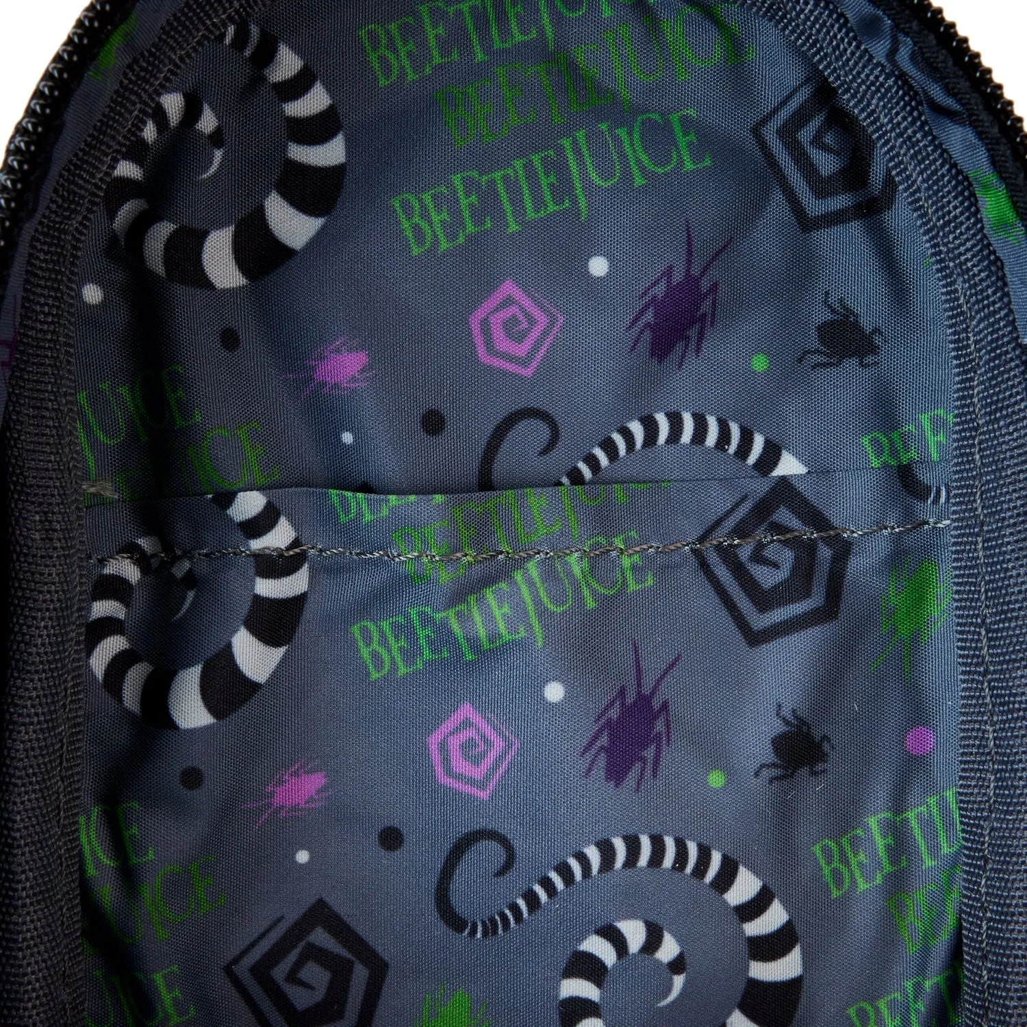 Loungefly x Beetlejuice Here Lies Betelgeuse Mini Backpack Pencil Case
