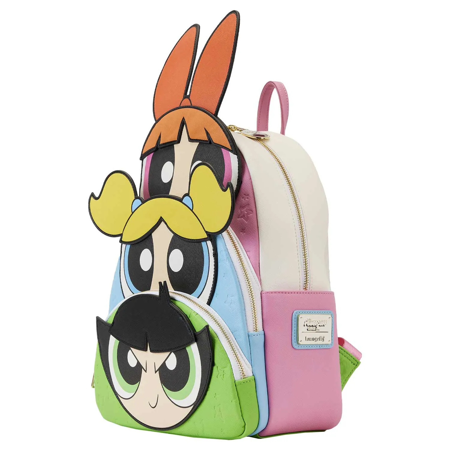 Loungefly x Cartoon Network Powerpuff Girls Triple Pocket Mini Backpack