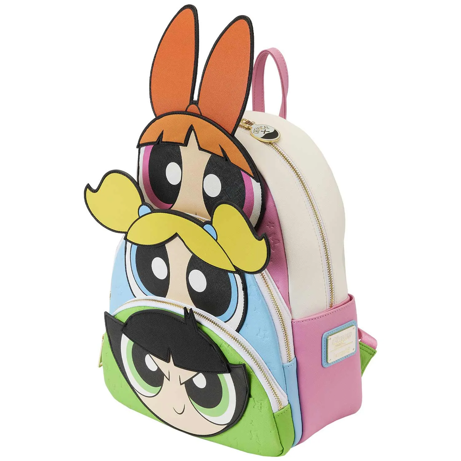Loungefly x Cartoon Network Powerpuff Girls Triple Pocket Mini Backpack