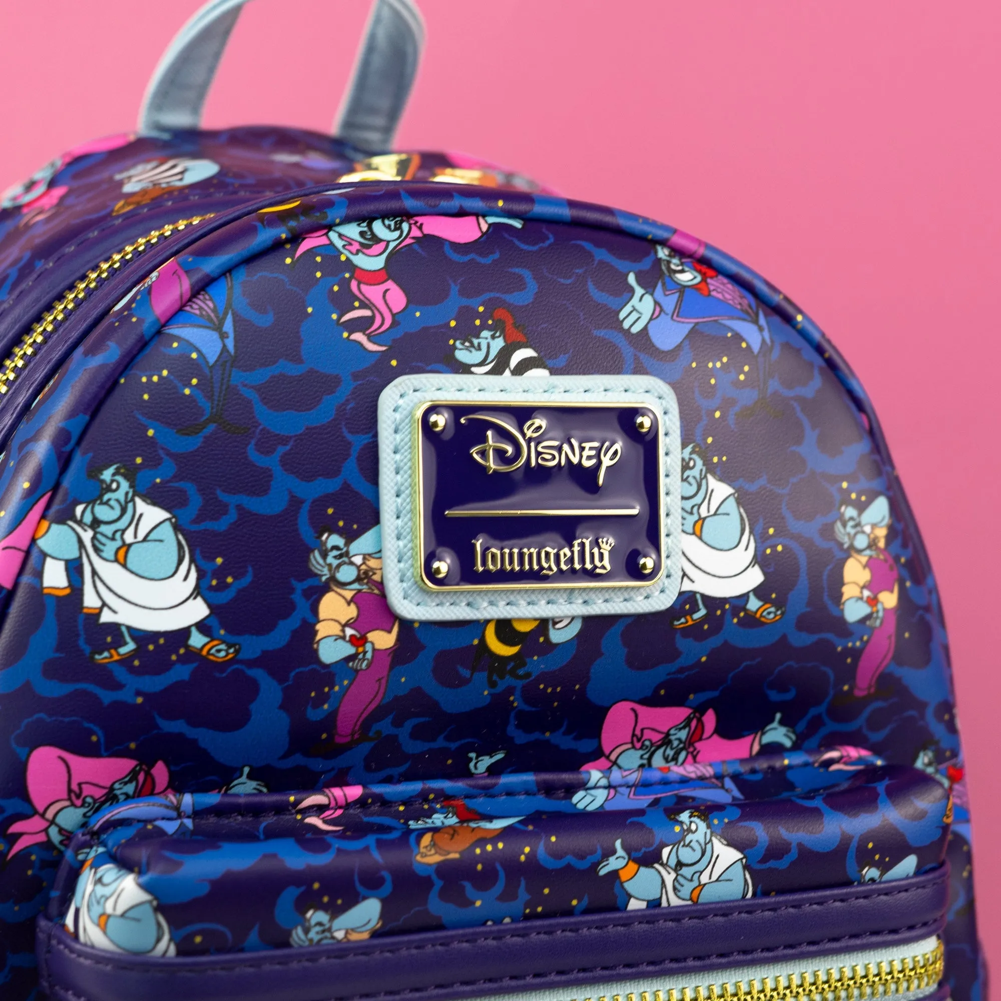 Loungefly x Disney Aladdin The Genie Transformations AOP Mini Backpack