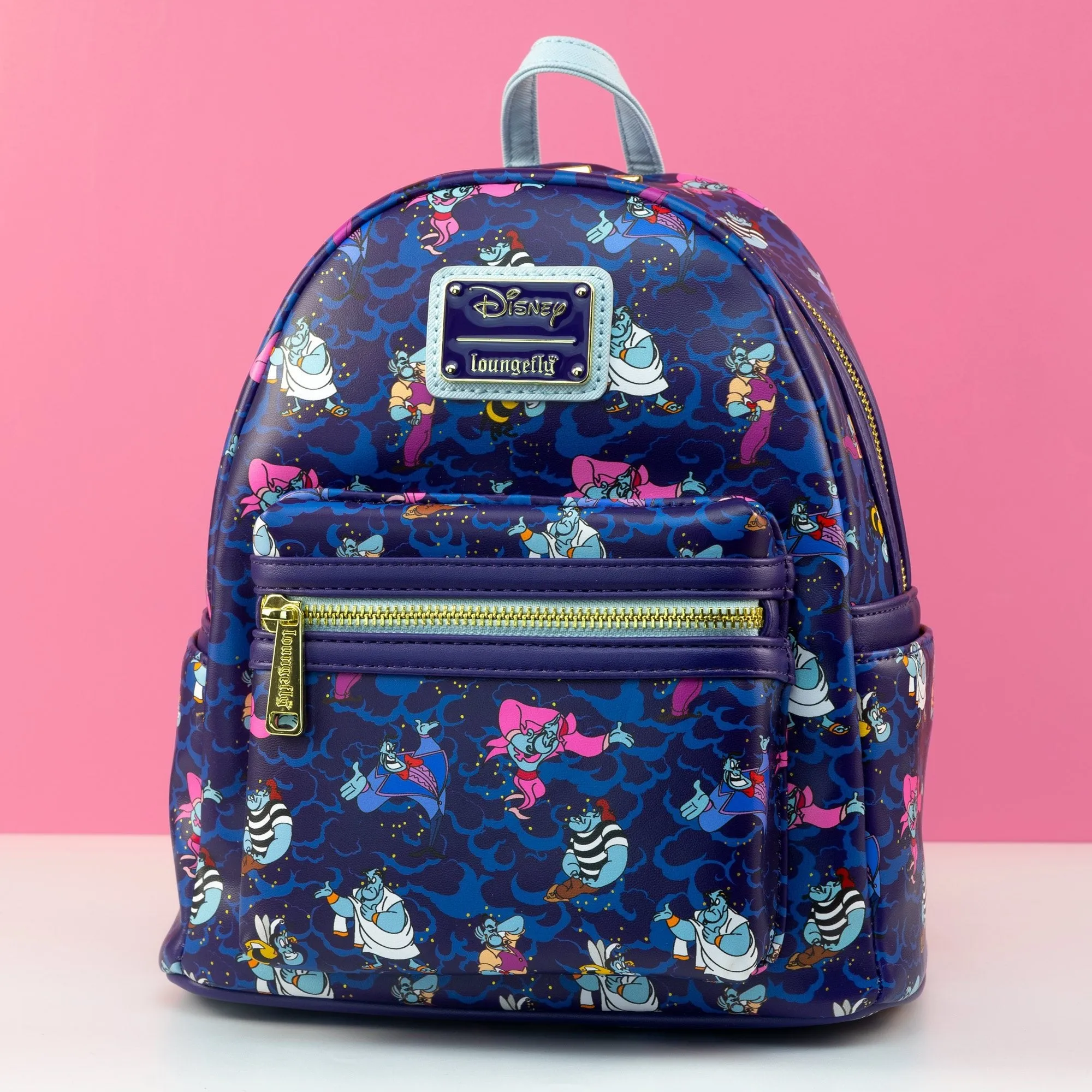 Loungefly x Disney Aladdin The Genie Transformations AOP Mini Backpack