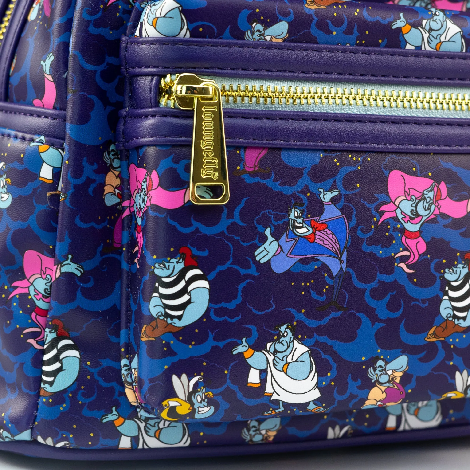 Loungefly x Disney Aladdin The Genie Transformations AOP Mini Backpack