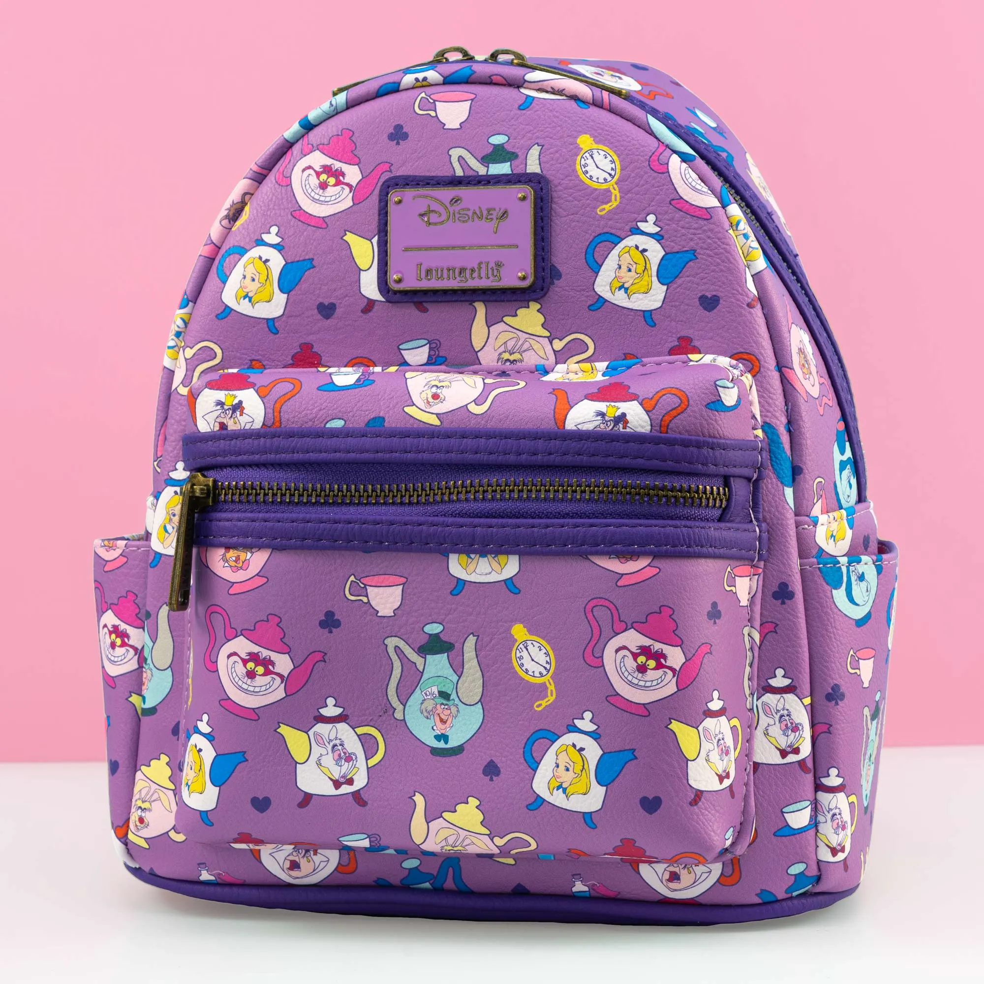 Loungefly x Disney Alice in Wonderland Mad Hatters Tea Pots Mini Backpack