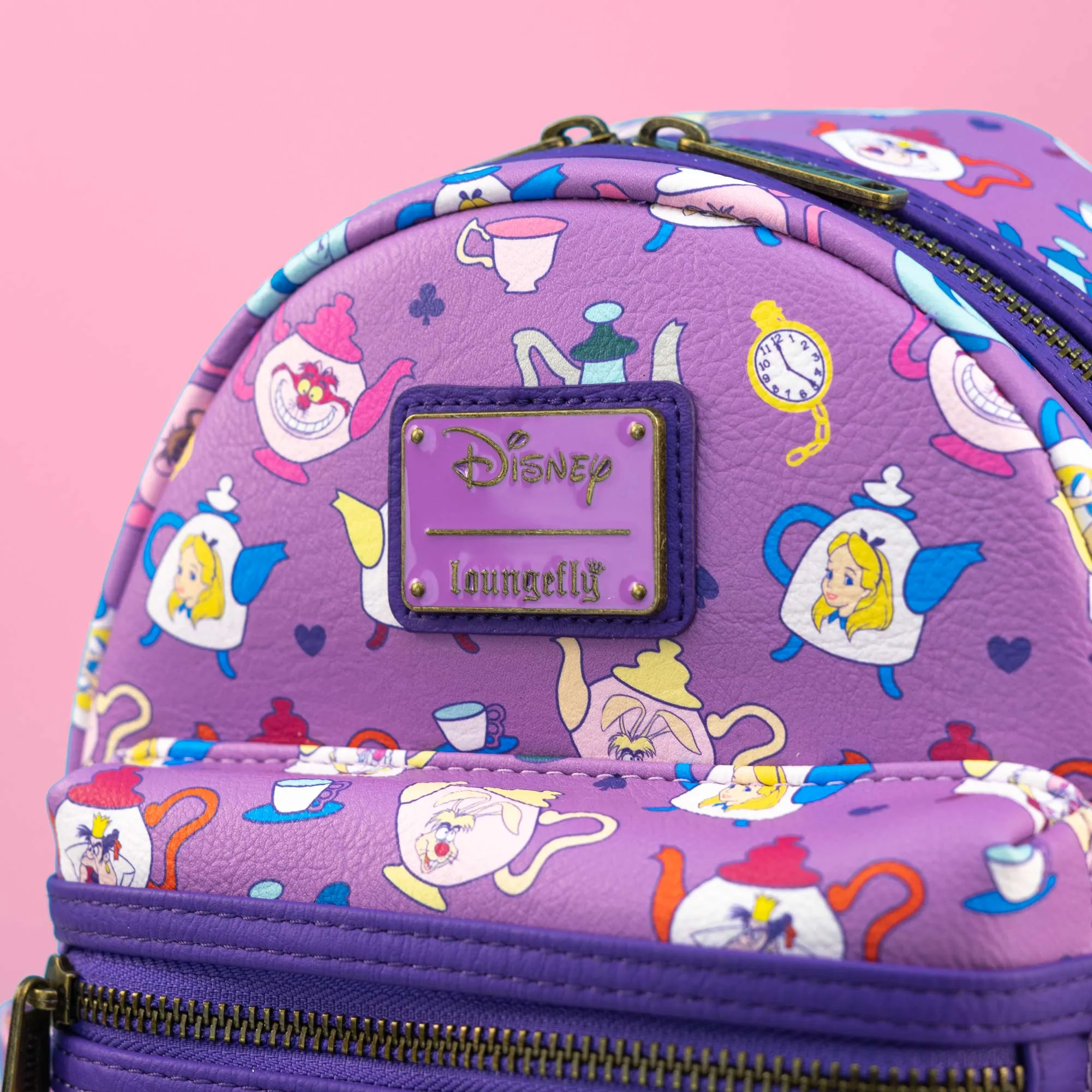 Loungefly x Disney Alice in Wonderland Mad Hatters Tea Pots Mini Backpack