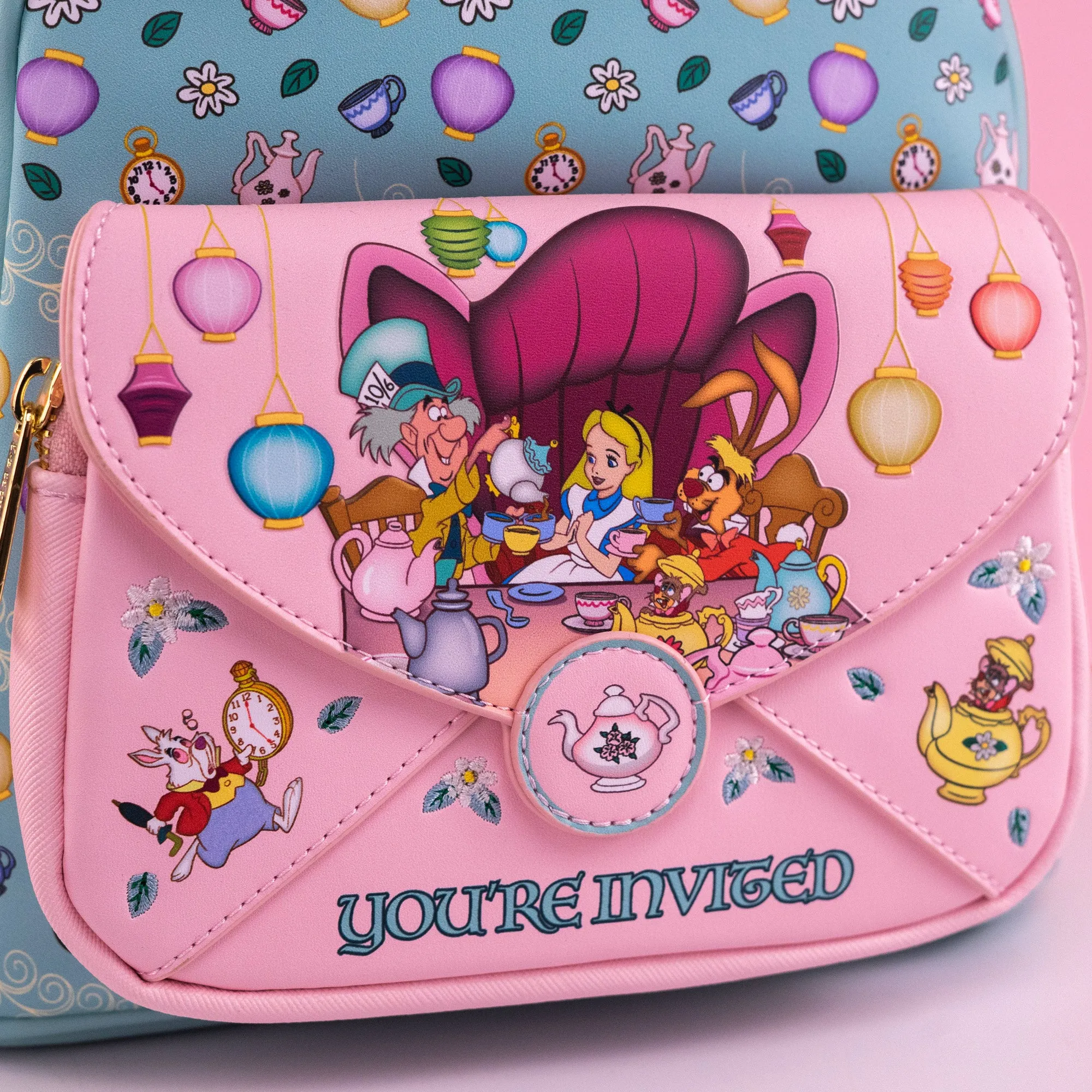 Loungefly x Disney Alice in Wonderland Tea Party Mini Backpack