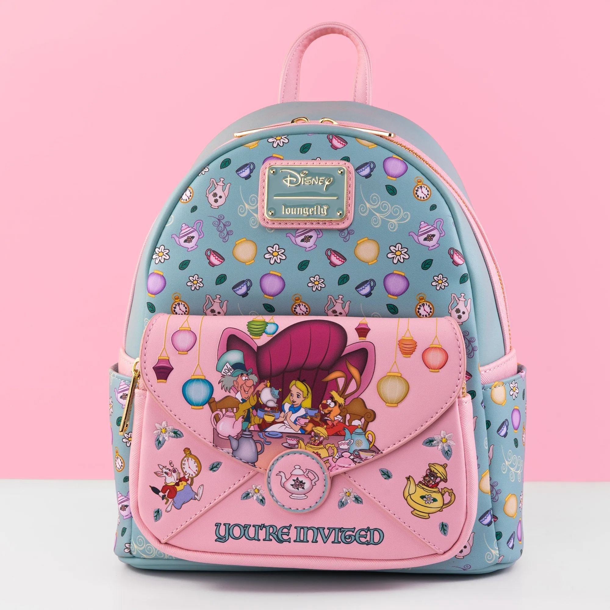 Loungefly x Disney Alice in Wonderland Tea Party Mini Backpack