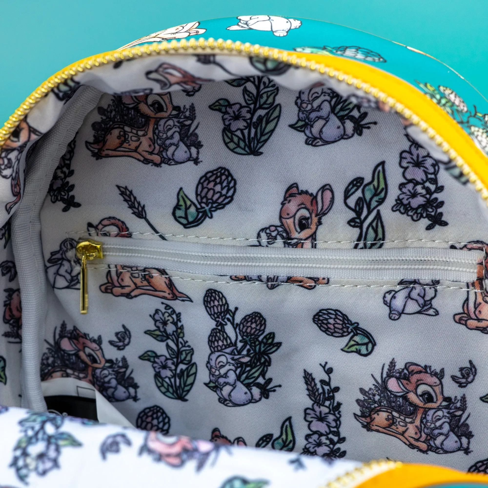 Loungefly x Disney Bambi Floral All Over Print Mini Backpack