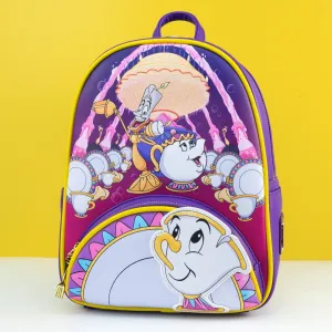 Loungefly x Disney Beauty and The Beast Be Our Guest Mini Backpack