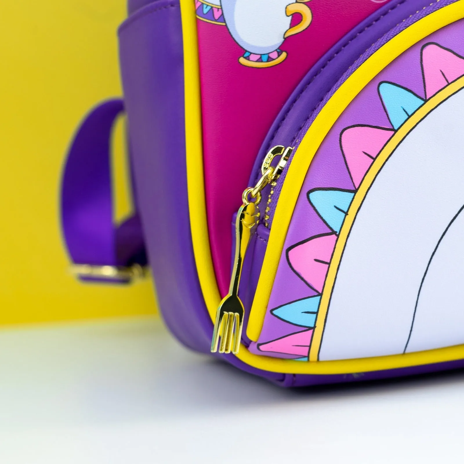 Loungefly x Disney Beauty and The Beast Be Our Guest Mini Backpack