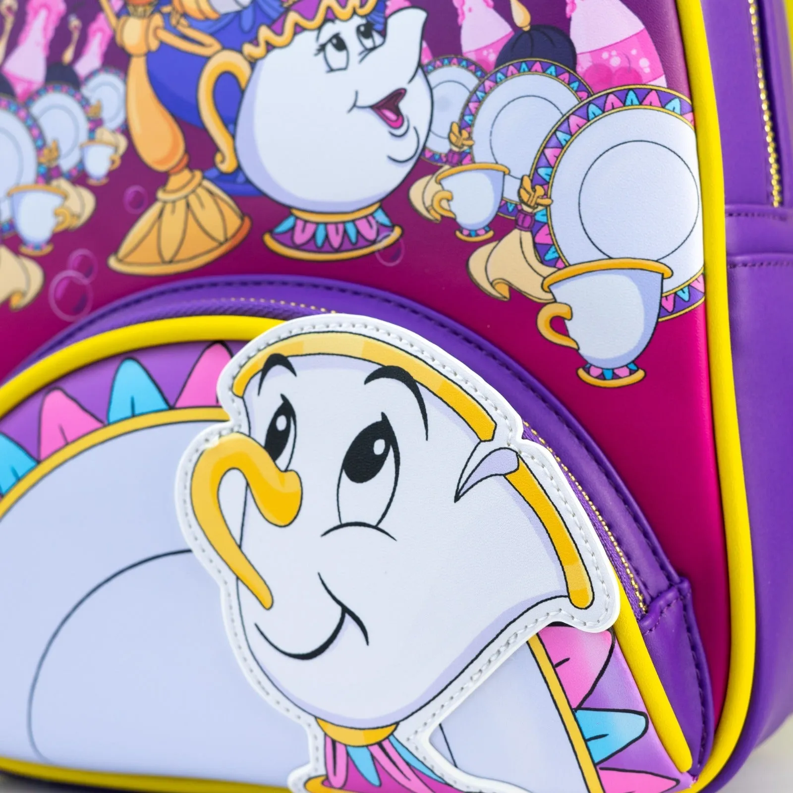 Loungefly x Disney Beauty and The Beast Be Our Guest Mini Backpack