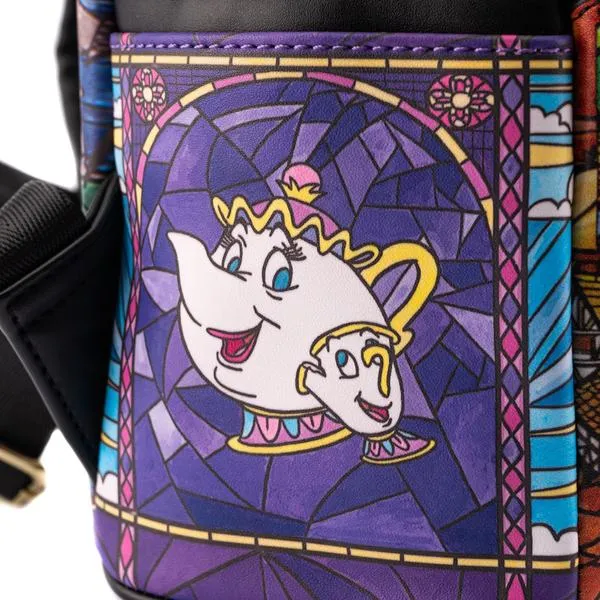 Loungefly x Disney Beauty and the Beast Belle Castle Mini Backpack