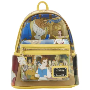 Loungefly x Disney Beauty and The Beast Scenes Mini Backpack