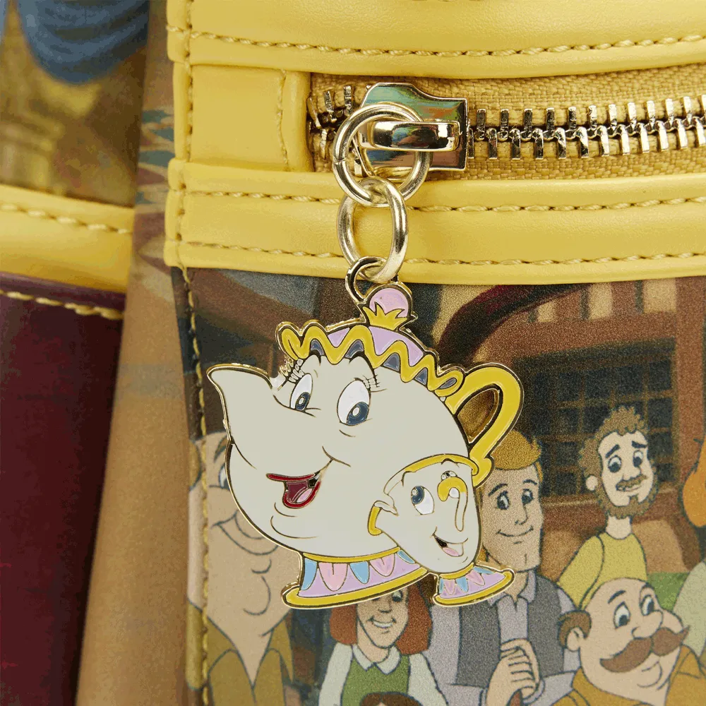 Loungefly x Disney Beauty and The Beast Scenes Mini Backpack