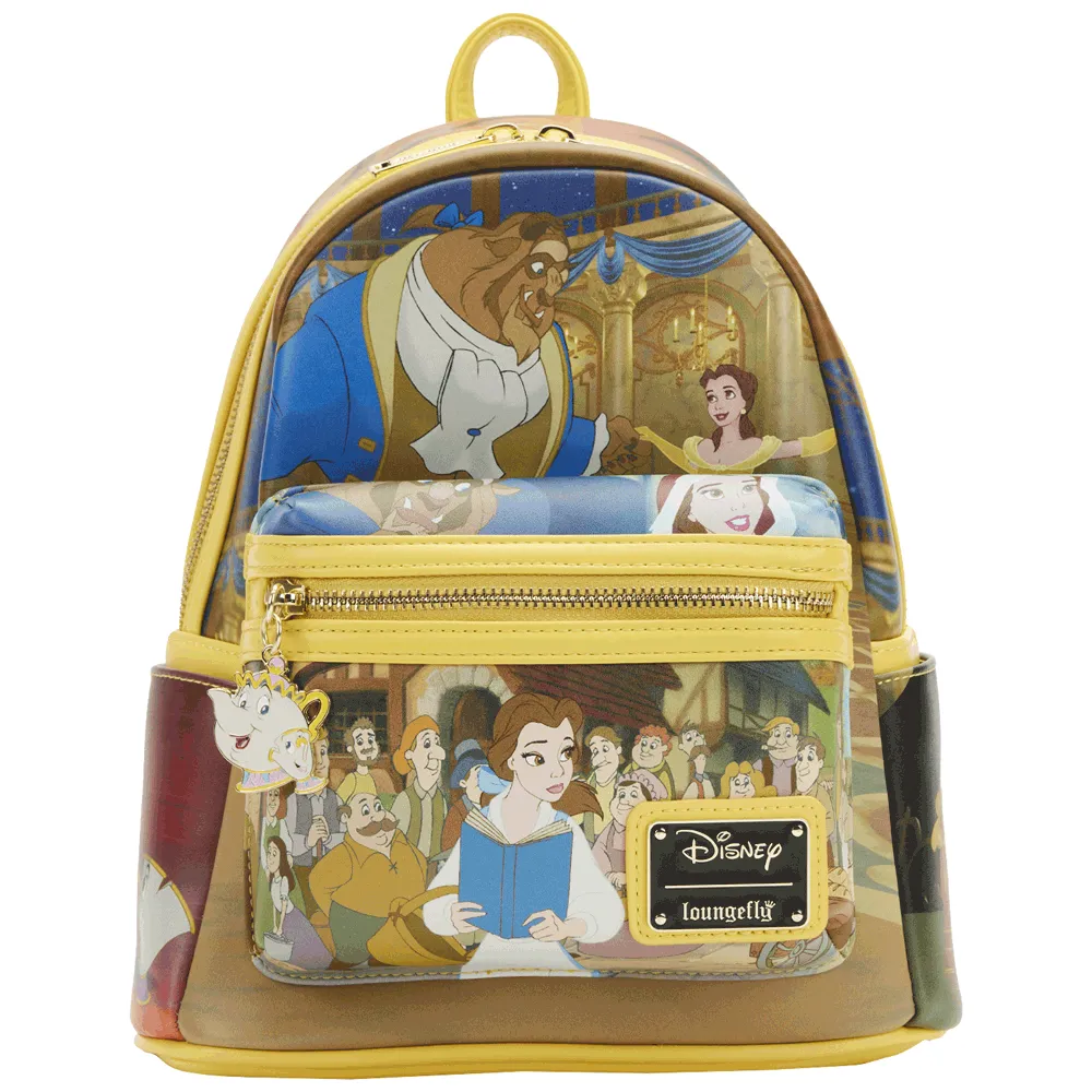 Loungefly x Disney Beauty and The Beast Scenes Mini Backpack