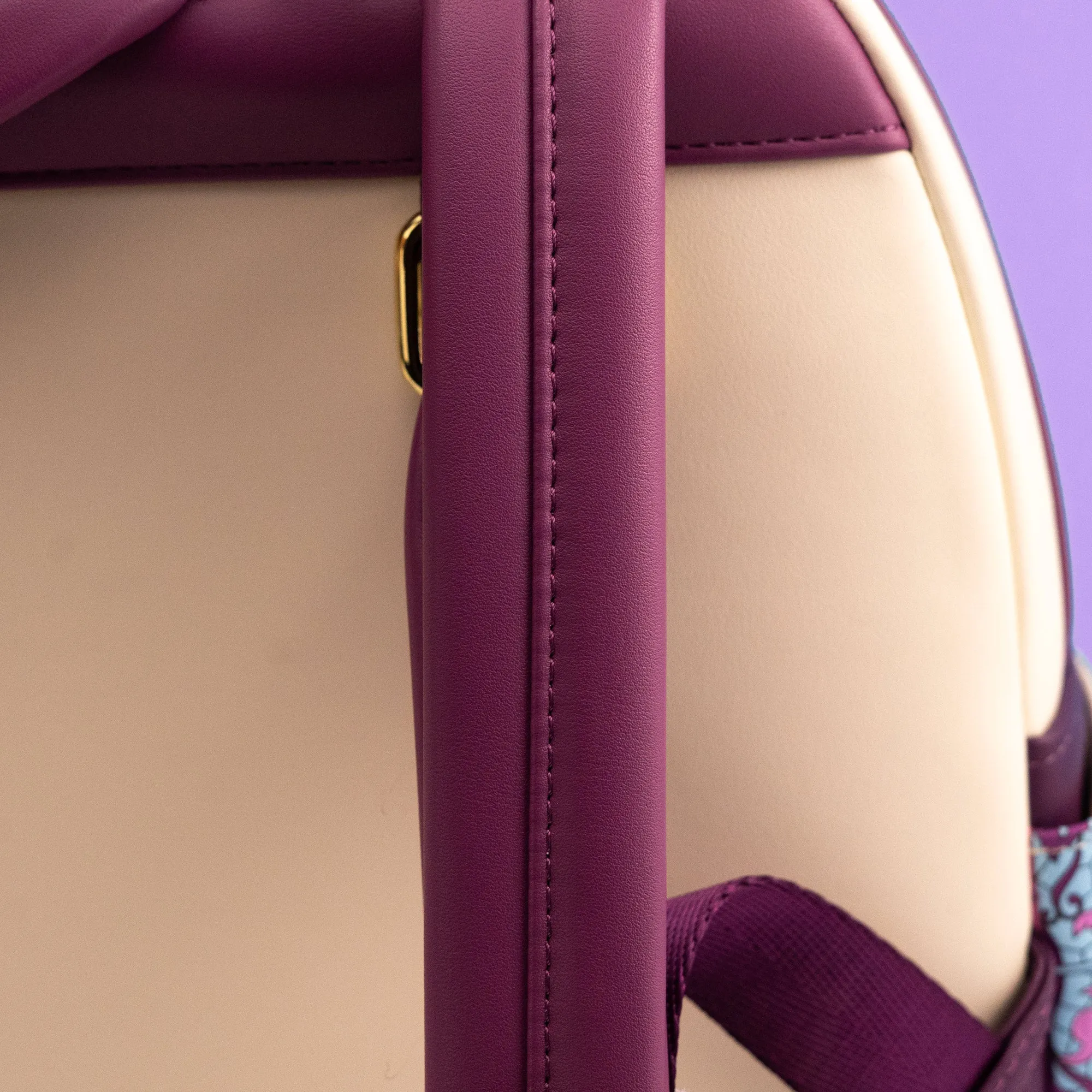 Loungefly x Disney Beauty and the Beast Stained Glass Mini Backpack