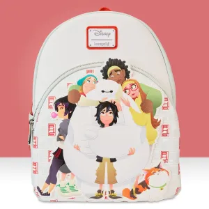 Loungefly x Disney Big Hero 6 10th Anniversary Baymax Gang Mini Backpack