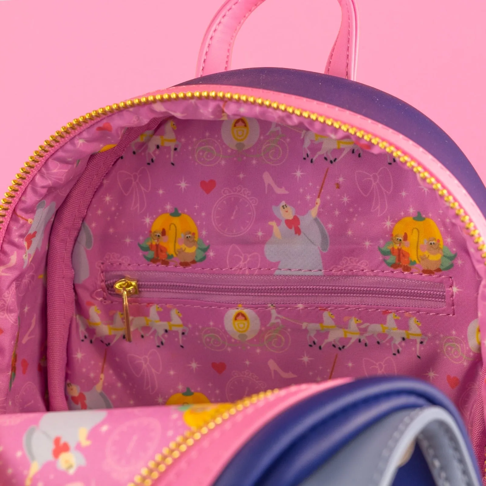 Loungefly x Disney Cinderella Fairy Godmother Cosplay Mini Backpack