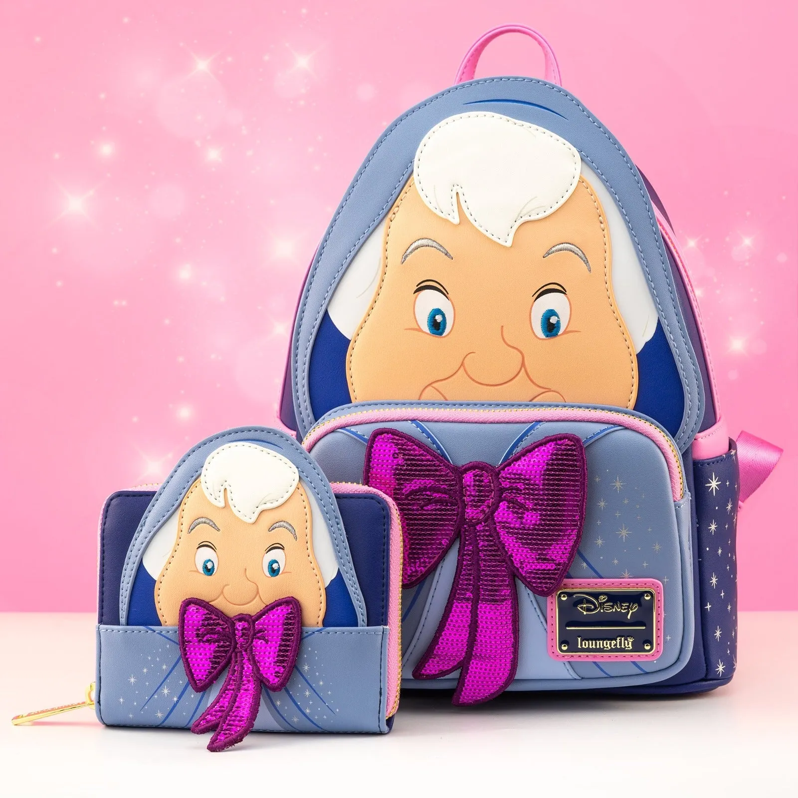 Loungefly x Disney Cinderella Fairy Godmother Cosplay Mini Backpack