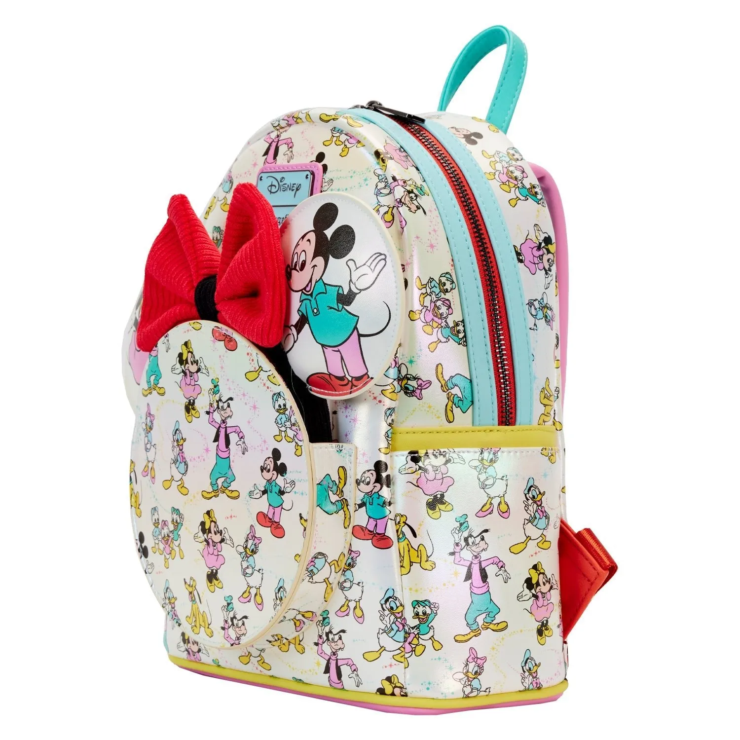 Loungefly x Disney - Disney 100 AOP Mini Backpack and Matching Ears