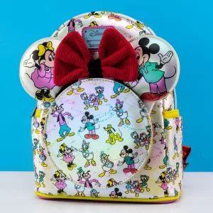 Loungefly x Disney - Disney 100 AOP Mini Backpack and Matching Ears