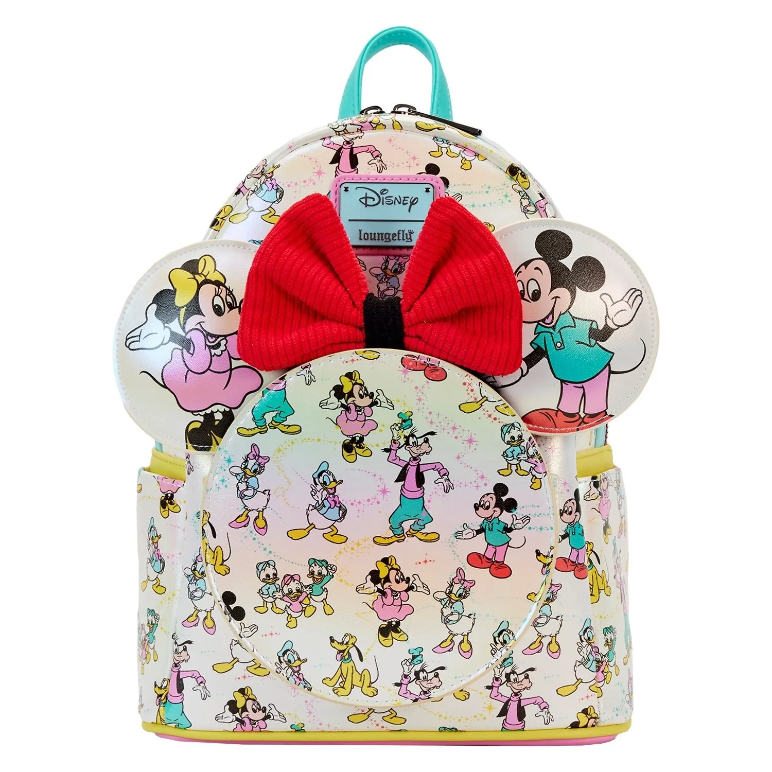 Loungefly x Disney - Disney 100 AOP Mini Backpack and Matching Ears