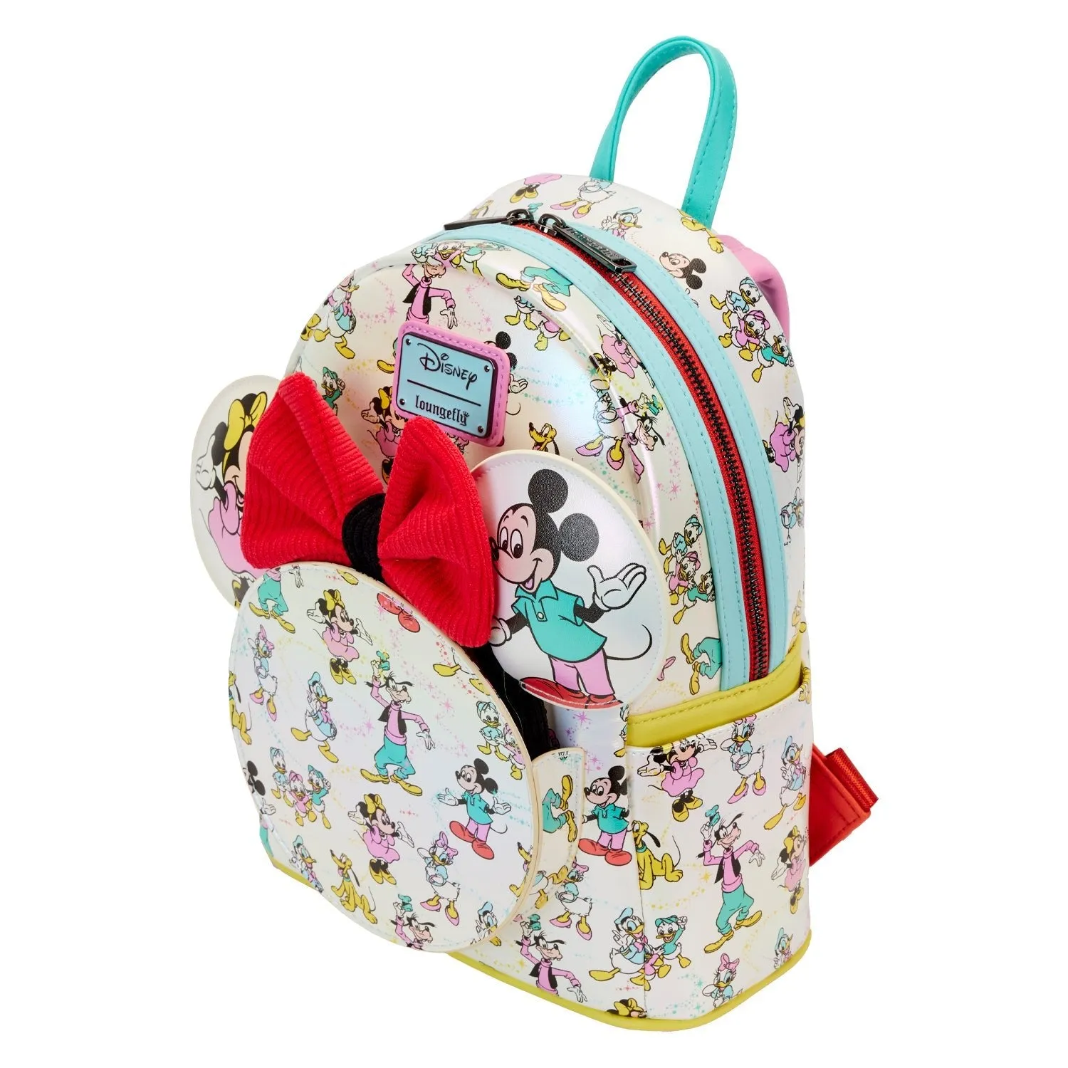 Loungefly x Disney - Disney 100 AOP Mini Backpack and Matching Ears