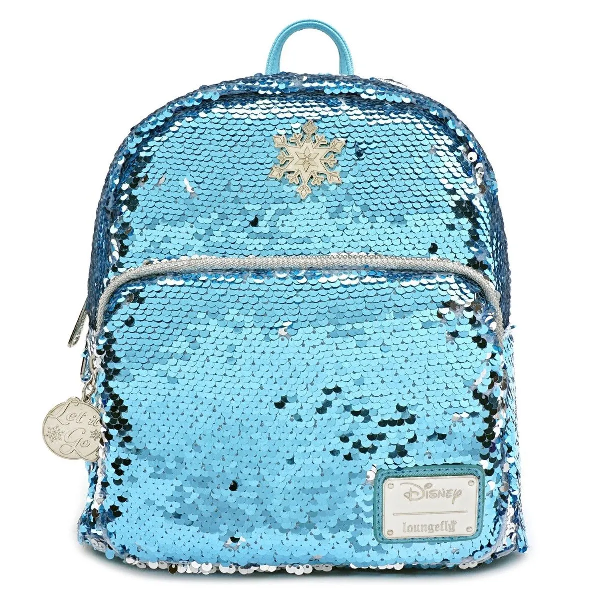 Loungefly X Disney Frozen Elsa Reversible Sequin Mini Backpack
