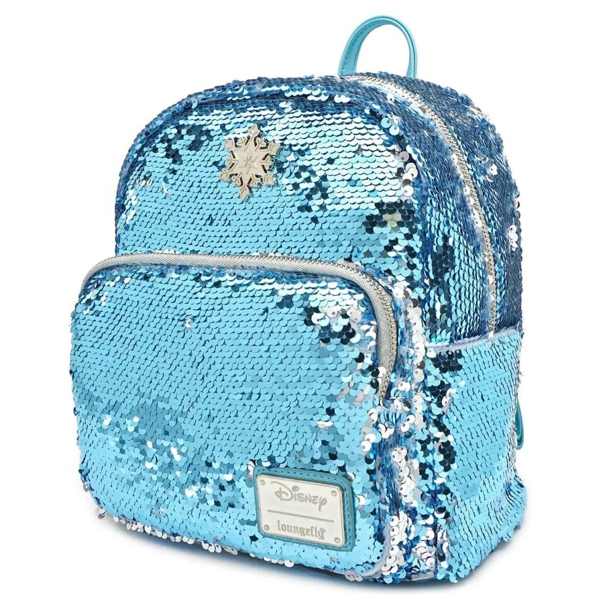Loungefly X Disney Frozen Elsa Reversible Sequin Mini Backpack