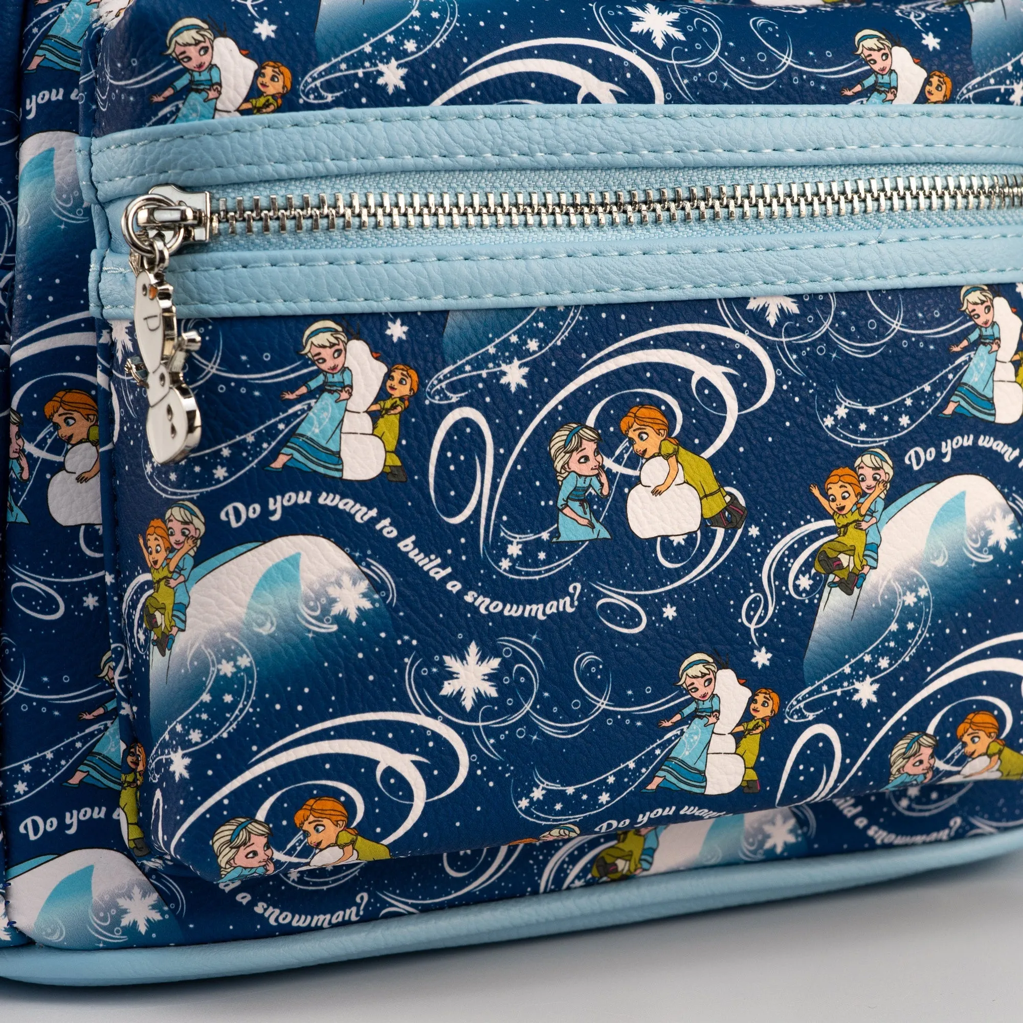 Loungefly x Disney Frozen Snow Play AOP Mini Backpack
