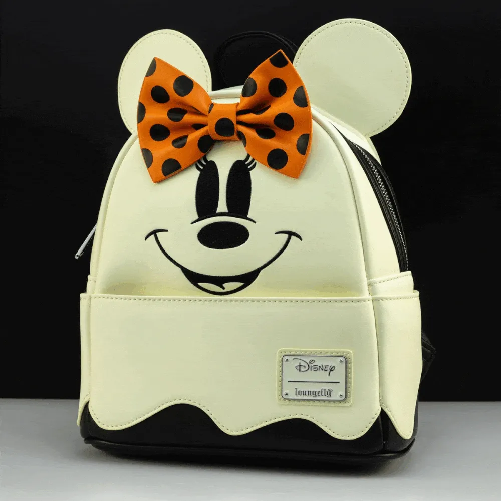 Loungefly x Disney Ghost Minnie Glow in the Dark Mini Backpack