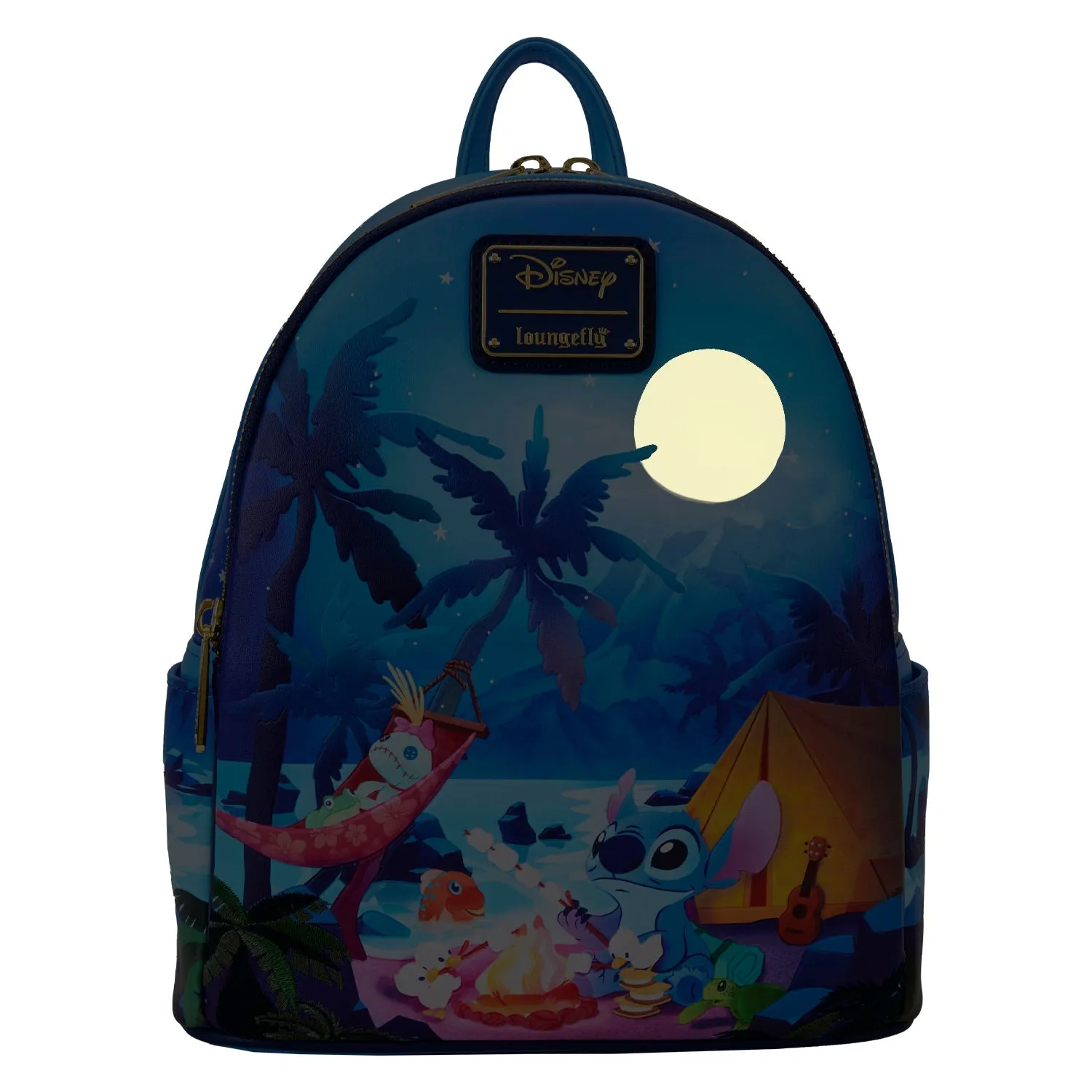 Loungefly x Disney Lilo And Stitch Camping Cuties Mini Backpack