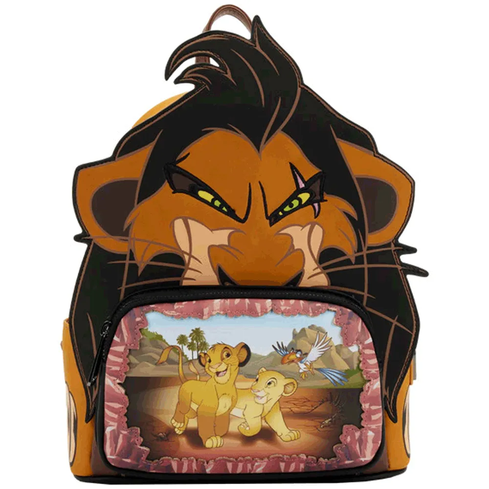 Loungefly x Disney Lion King Villains Scene Scar Mini Backpack