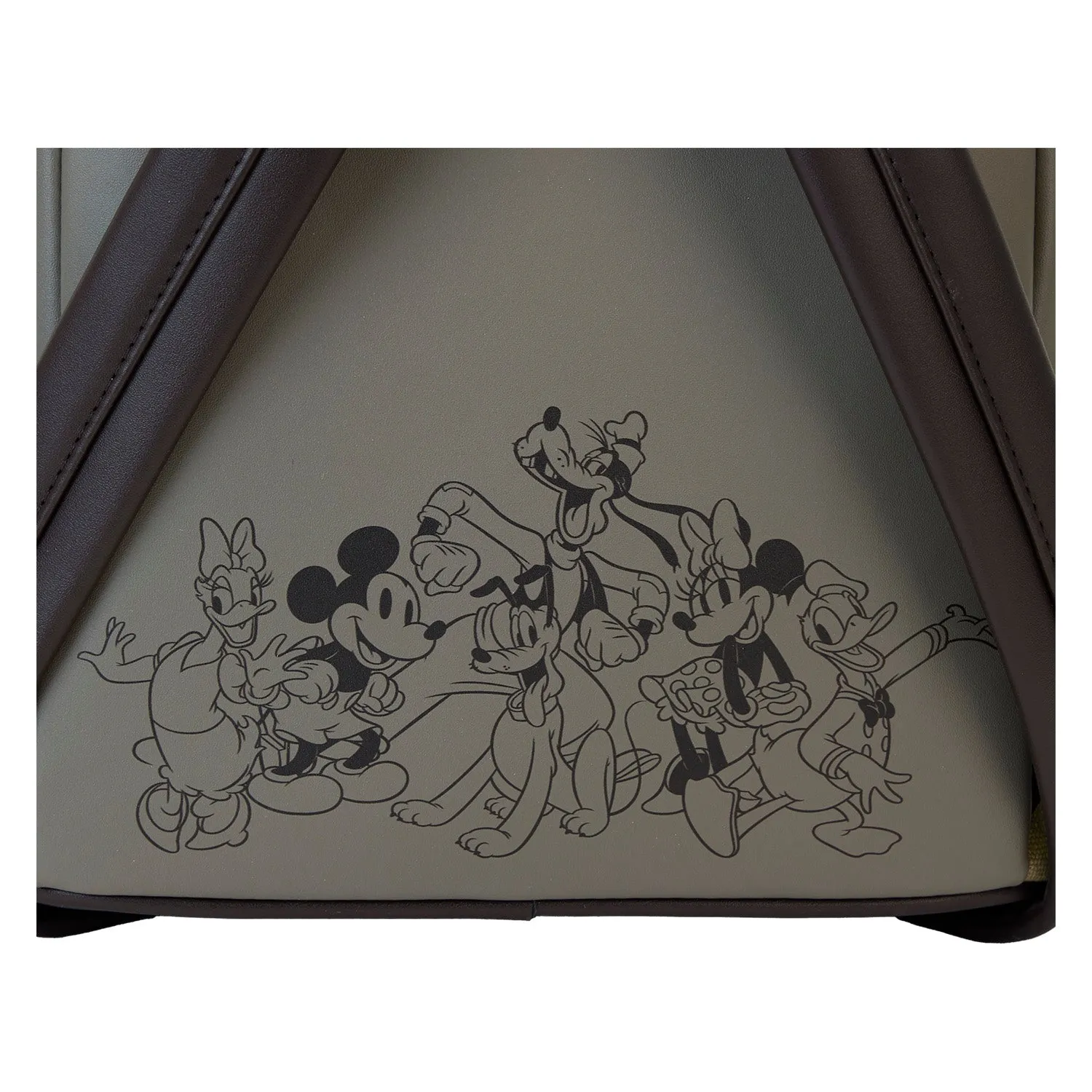 Loungefly x Disney Mickey And Friends Canvas Mini Backpack