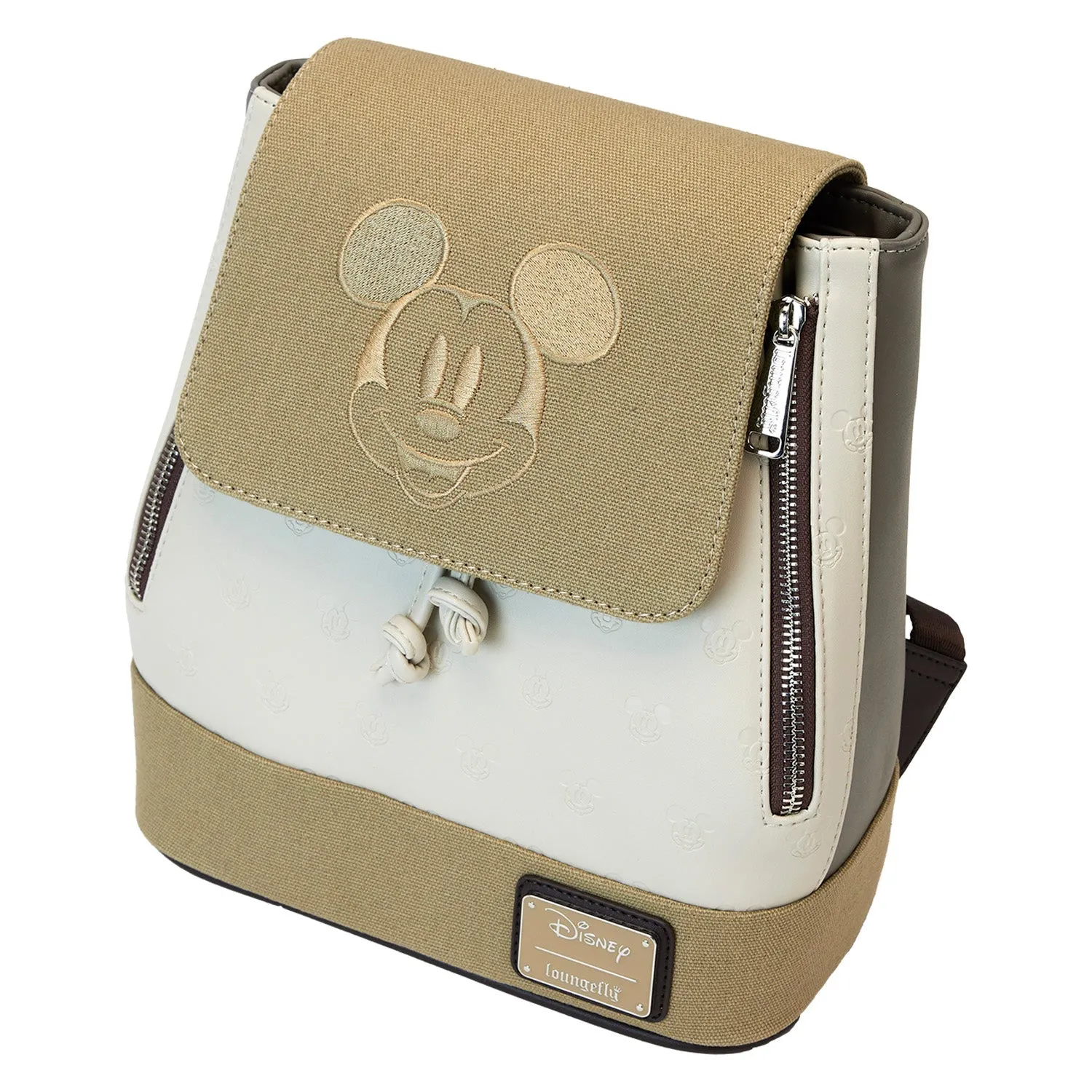 Loungefly x Disney Mickey And Friends Canvas Mini Backpack