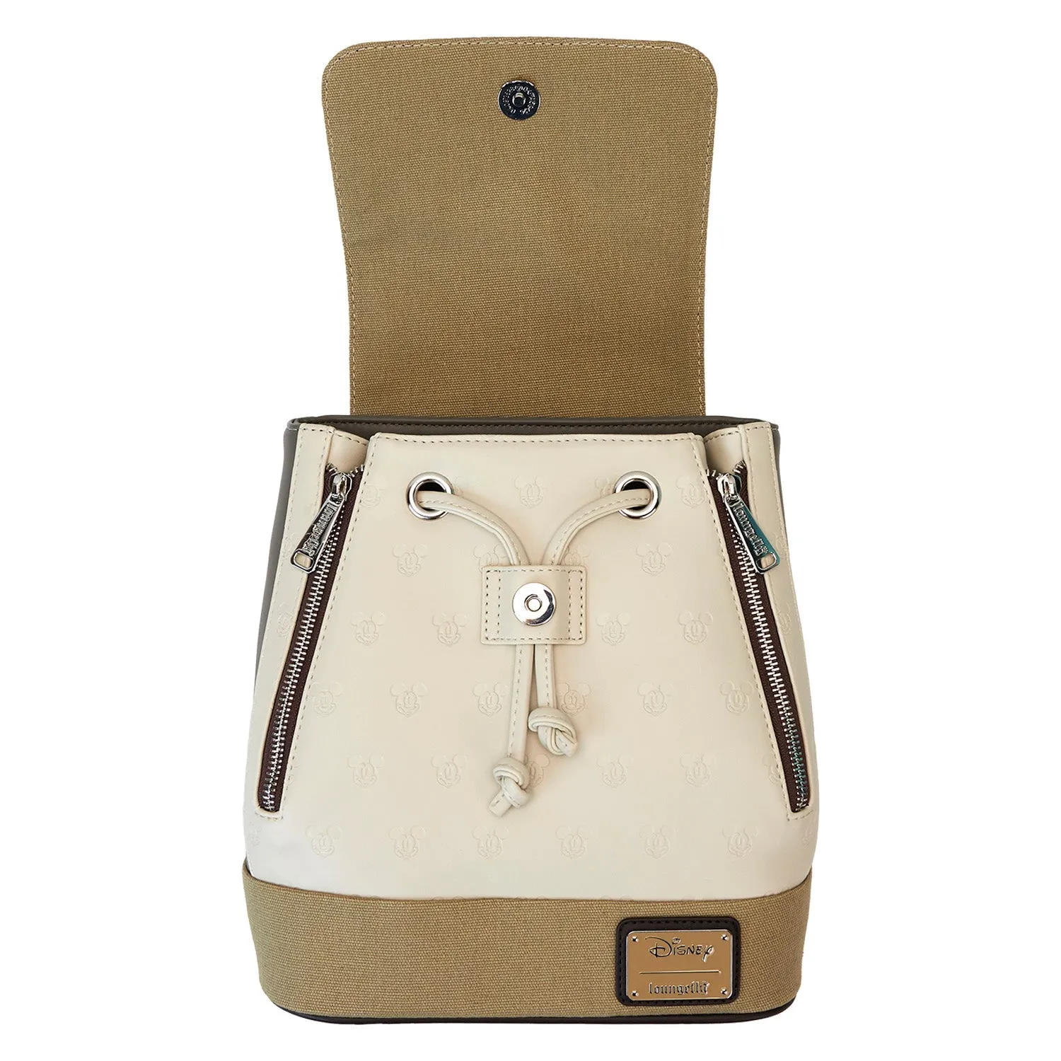 Loungefly x Disney Mickey And Friends Canvas Mini Backpack