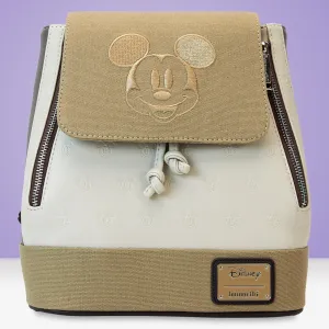 Loungefly x Disney Mickey And Friends Canvas Mini Backpack