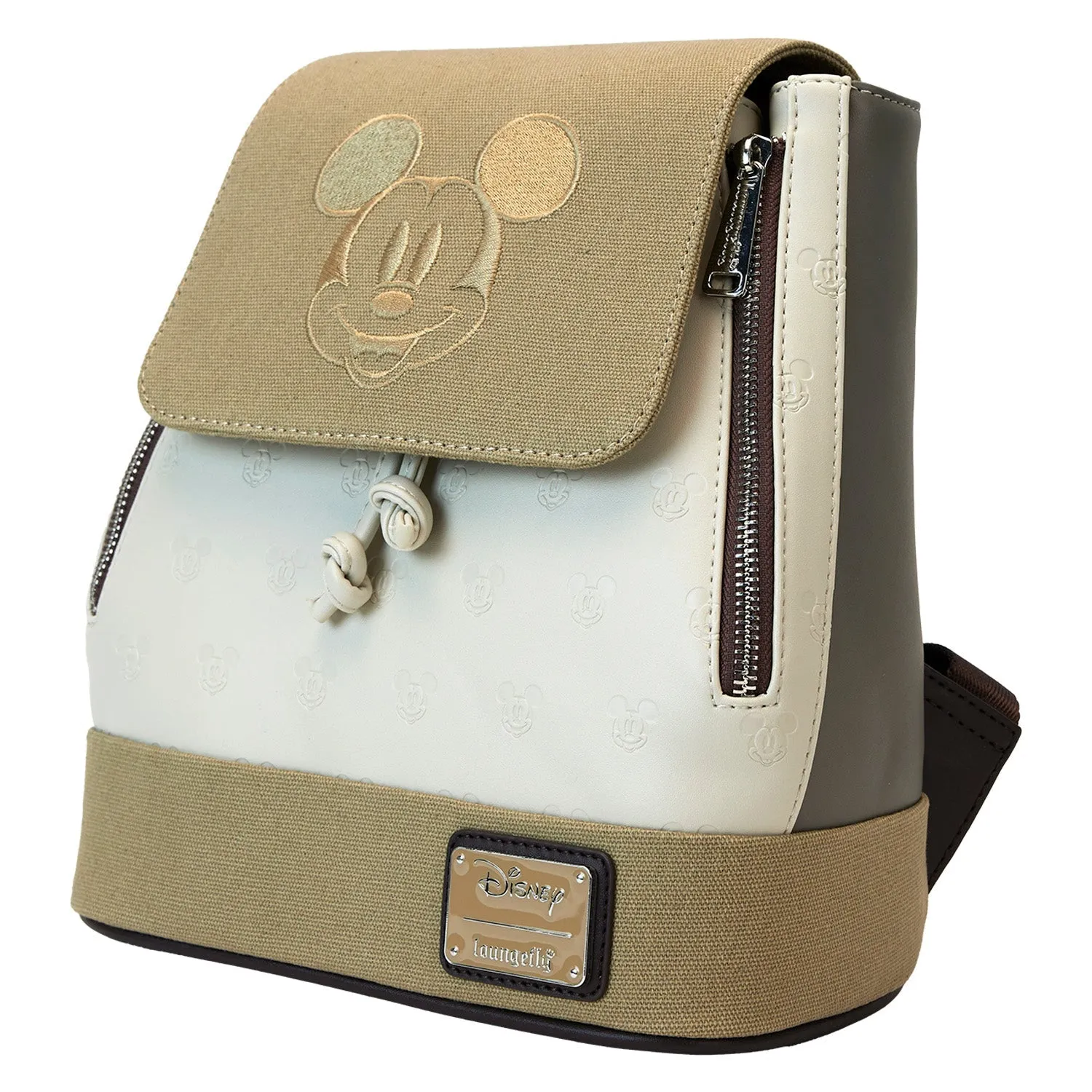 Loungefly x Disney Mickey And Friends Canvas Mini Backpack
