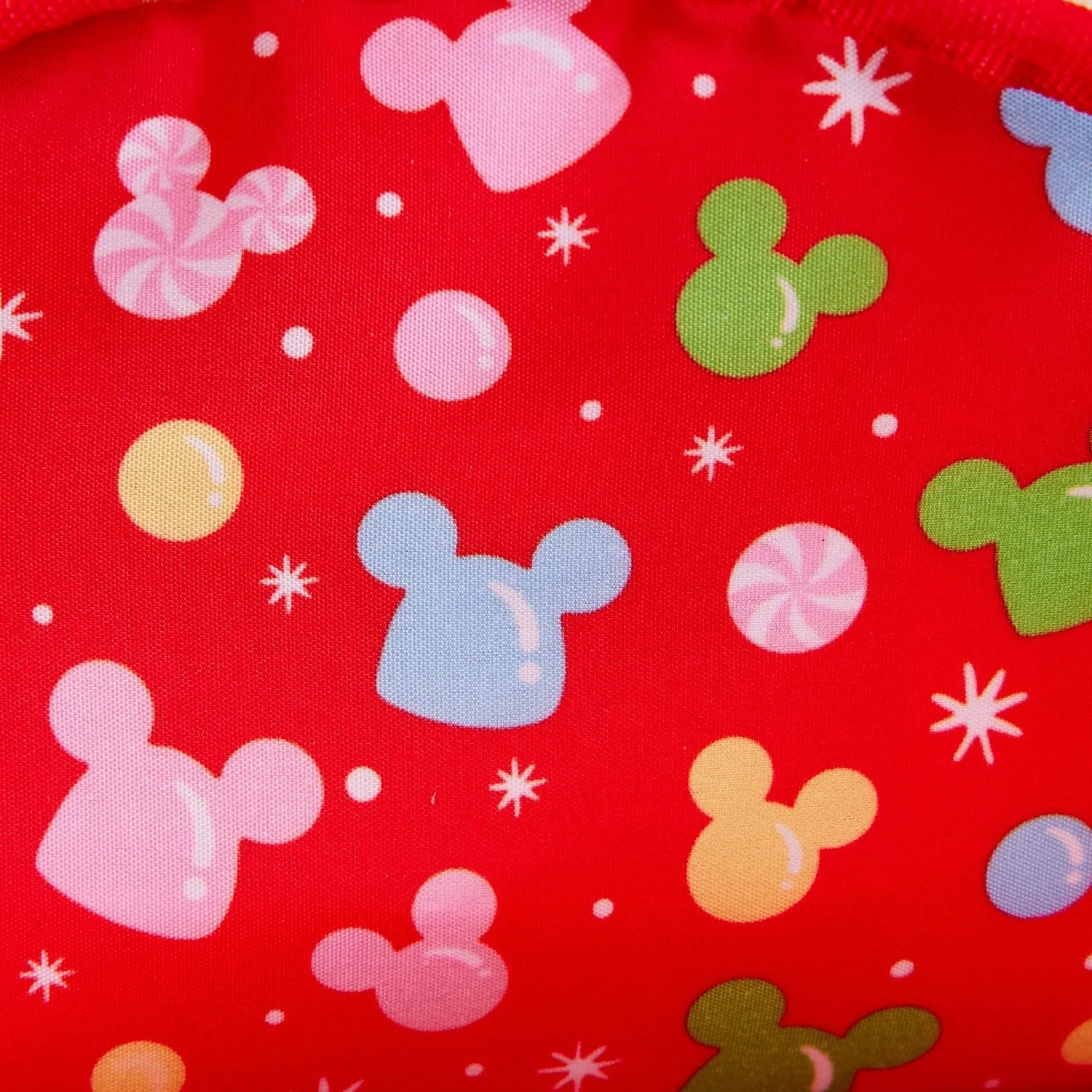 Loungefly x Disney Mickey and Friends Gingerbread Cookie AOP Ear Holder Mini Backpack
