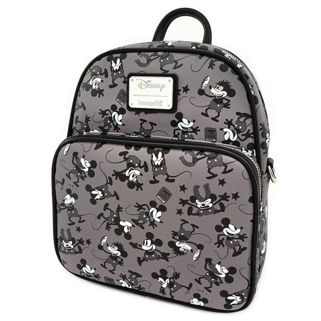 Loungefly X Disney Mickey Mouse Plane Crazy Mini Backpack