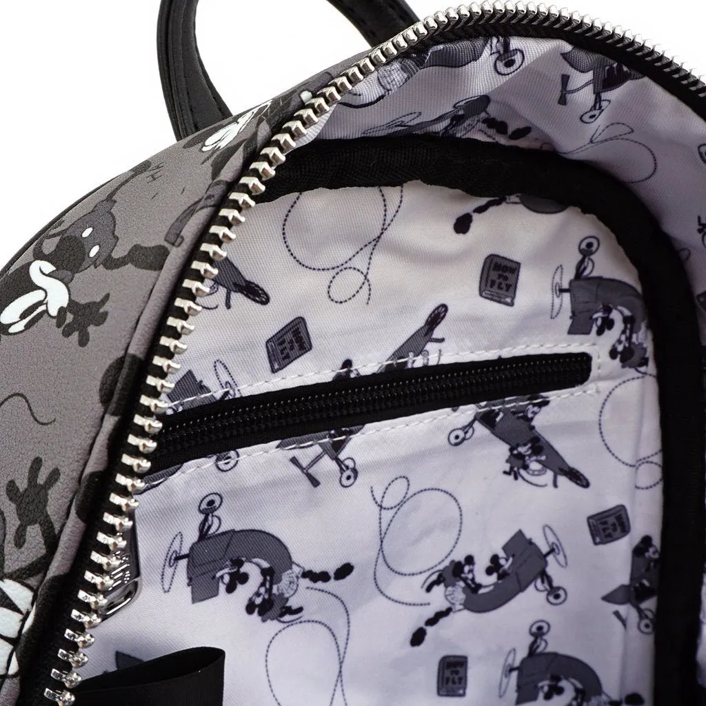 Loungefly X Disney Mickey Mouse Plane Crazy Mini Backpack
