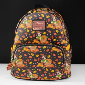 Loungefly x Disney Mickey Mouse Scarecrow AOP Mini Backpack